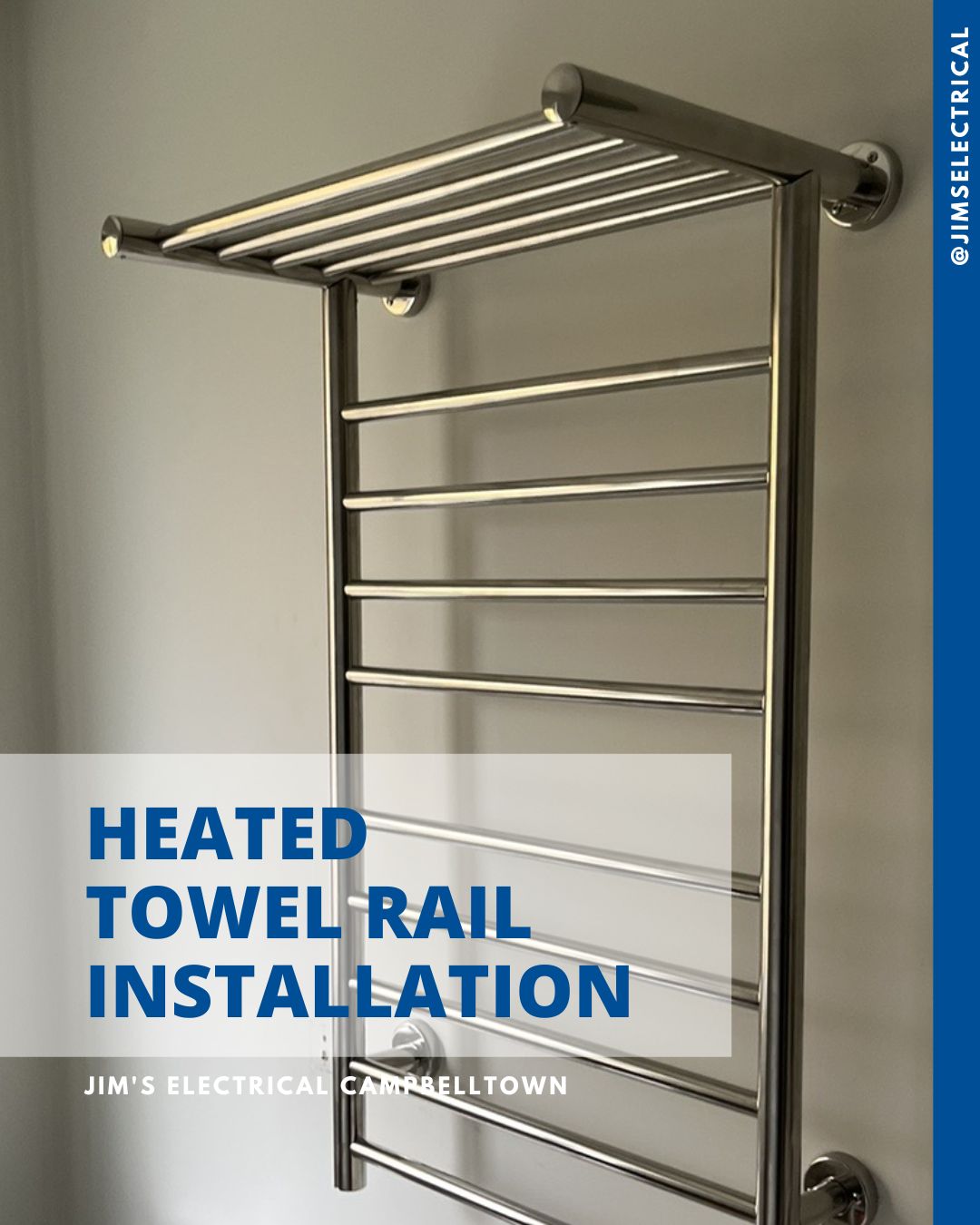 Heated Towel Rail Installation